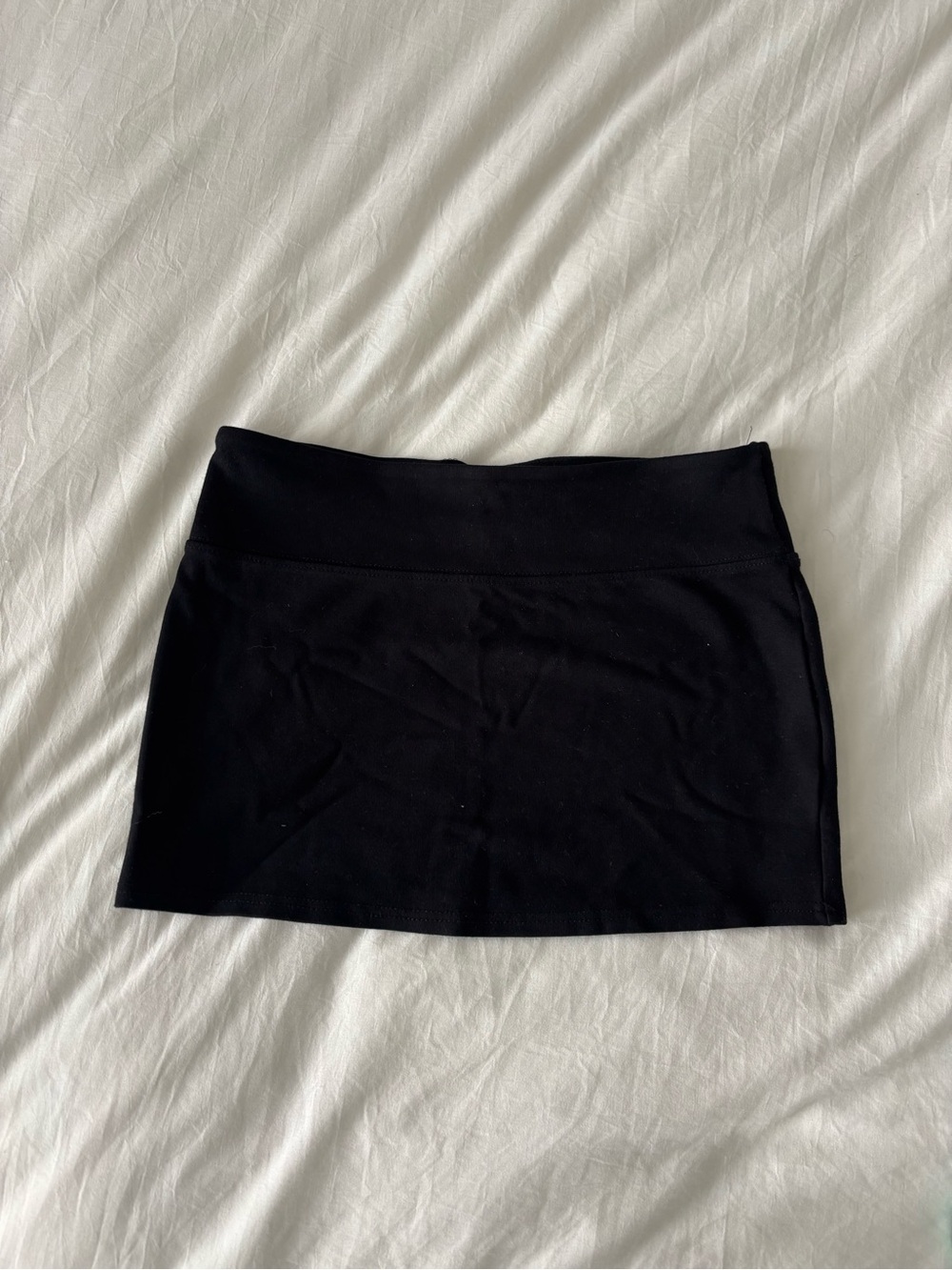 Urban Outfitters Black Stretch Mini Skirt Size Small Y2K